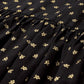 Ahalyaa Women Black & Golden Printed Tiered Kurta With Sharara & Dupatta | Swadesiicart