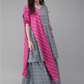 Ahalyaa Women Printed Beautiful Blue Kurta Set | Swadesiicart