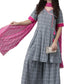Ahalyaa Women Printed Beautiful Blue Kurta Set | Swadesiicart