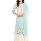 Ahalyaa Printed Sharara Kurta Dupatta Set | Swadesiicart