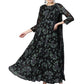 Ahalyaa Women's Flared Georgette Kurta | Swadesiicart