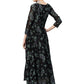 Ahalyaa Women's Flared Georgette Kurta | Swadesiicart
