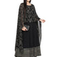 Ahalyaa Women Black Printed Anarkali Beautiful Kurta | Swadesiicart