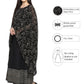 Ahalyaa Women Black Printed Anarkali Beautiful Kurta | Swadesiicart