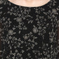 Ahalyaa Women Black Printed Anarkali Beautiful Kurta | Swadesiicart