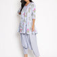 Ahalyaa Beautiful Crepe Printed Top With Harem Pant | Swadesiicart