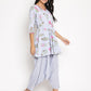Ahalyaa Beautiful Crepe Printed Top With Harem Pant | Swadesiicart