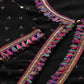 Ahalyaa Women Black & Pink Solid A-Line Kurta with Jacket | Swadesiicart