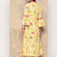 Ahalyaa Floral Printed Bell Sleeves Gotta Patti Crepe Kurta | Swadesiicart