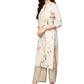 Ahalyaa Beige Printed Straight Kurta For Women | Swadesiicart