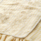 Ahalyaa Yellow & White Checked A-Line Top | Swadesiicart