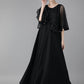 Ahalyaa Women Cap Style Long Dress | Swadesiicart