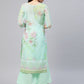 Ahalyaa Women Pastel Floral Summer Kurta | Swadesiicart