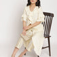 Ahalyaa Off White Layered Kurta with Trousers | Swadesiicart