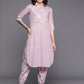 Ahalyaa Floral Printed Regular Gotta Patti Pure Cotton Kurta With Salwar | Swadesiicart