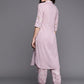 Ahalyaa Floral Printed Regular Gotta Patti Pure Cotton Kurta With Salwar | Swadesiicart