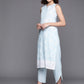 Ahalyaa Floral Printed Regular Pure Cotton Kurta With Palazzos | Swadesiicart