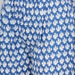 Ahalyaa Women Blue & White Printed Kurta with Trousers | Swadesiicart