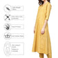 Ahalyaa Women A-Line Crepe Kurta With Pant | Swadesiicart