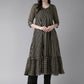 Ahalyaa Black Kurta with Trouser | Swadesiicart