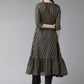 Ahalyaa Black Kurta with Trouser | Swadesiicart