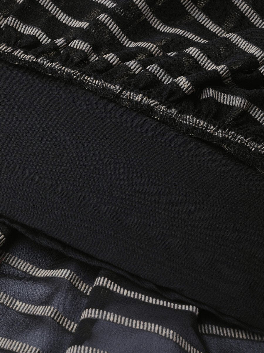 Ahalyaa Black Kurta with Trouser | Swadesiicart