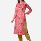 Ahalyaa Red Velvet Kurta With Pant | Swadesiicart