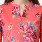 Ahalyaa Red Velvet Kurta With Pant | Swadesiicart