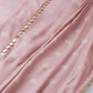 Ahalyaa Pink & Golden Printed Maxi Dress With Attached Dupatta | Swadesiicart