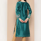 Ahalyaa Women Ethnic Motifs Embroidered Gotta Patti Kurta | Swadesiicart