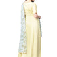Ahalyaa Draped Dupatta A line Dress | Swadesiicart
