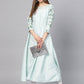 Ahalyaa Sky Blue Pigment Print Anarkali Beautiful Kurta | Swadesiicart