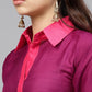 Ahalyaa Solid Straight Poly Silk Beautiful Kurta | Swadesiicart