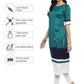 Ahalyaa Women Multicoloured Colourblocked Straight Beautiful Kurta | Swadesiicart