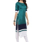 Ahalyaa Women Multicoloured Colourblocked Straight Beautiful Kurta | Swadesiicart