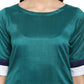 Ahalyaa Women Multicoloured Colourblocked Straight Beautiful Kurta | Swadesiicart