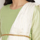 Ahalyaa Gorgeous Green Art Silk Kurta | Swadesiicart