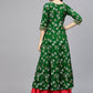 Ahalyaa Women Rubber Glitter Anarkali & Double layer Poly Silk Kurta | Swadesiicart