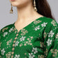 Ahalyaa Women Rubber Glitter Anarkali & Double layer Poly Silk Kurta | Swadesiicart