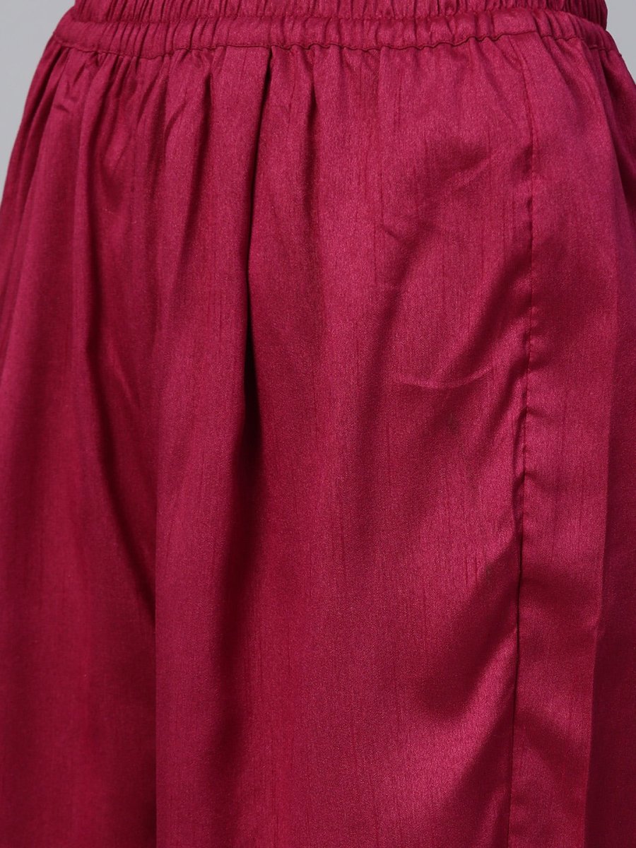 Ahalyaa Printed Kurta With Palazzo | Swadesiicart