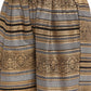Ahalyaa Women Black & Golden Printed High Low Kurta With Trouser | Swadesiicart