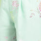 Ahalyaa Blue & Pink Floral Print Kurta With Palazzo | Swadesiicart