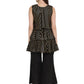 Ahalyaa Crepe Foil Printed Top With Plazzo | Swadesiicart