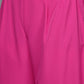 Ahalyaa Women Pink Floral Printed Gotta Patti Kurta with Palazzos | Swadesiicart
