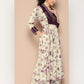 Ahalyaa Women Floral Printed Pleated Gotta Patti Kurta with Palazzos | Swadesiicart
