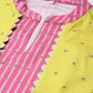 Ahalyaa Women Pink Velvet Kurta with Palazzo | Swadesiicart