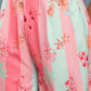 Ahalyaa Women Pink Floral Printed Pleated Gotta Patti Kurta with Palazzos | Swadesiicart
