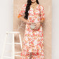 Ahalyaa Floral Printed Regular Gotta Patti Kurta with Palazzos | Swadesiicart