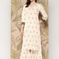 Ahalyaa Women Floral Printed Regular Gotta Patti Kurta with Palazzos | Swadesiicart