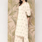 Ahalyaa Women Floral Printed Regular Gotta Patti Kurta with Palazzos | Swadesiicart